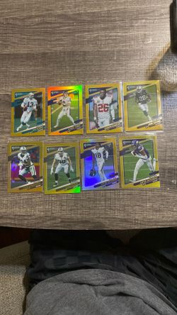 8 Card NFL Gold Press Proof Lot All For $10 !!!