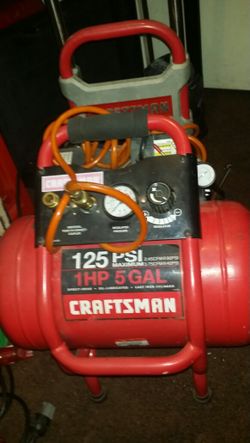 Air compressor craft man 5 gallons