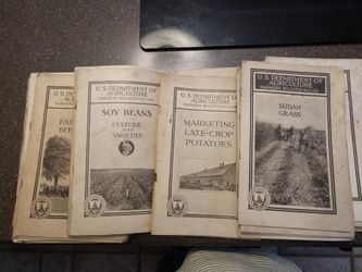 50 Vintage Paperback US Department Of Agriculture Farmers Bulletin From The 1920s Revise In The Early 1930s 