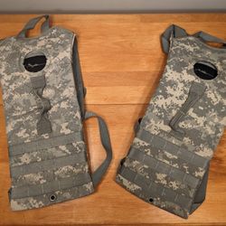 2 Used Genuine US Military Surplus Hydration Carriers CamelBak 