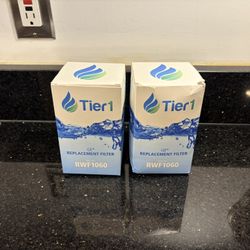 2-pack Tier1 RWF1060 rRefrigerator Water Filters Replacement for GE MWF Filters