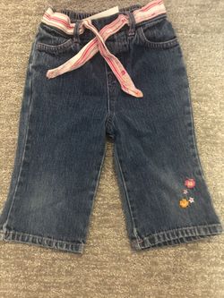Hello Kitty 3T toddler jeans with flowers