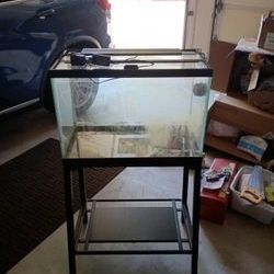 20 Gallon Aquarium With Stand And Accessories 