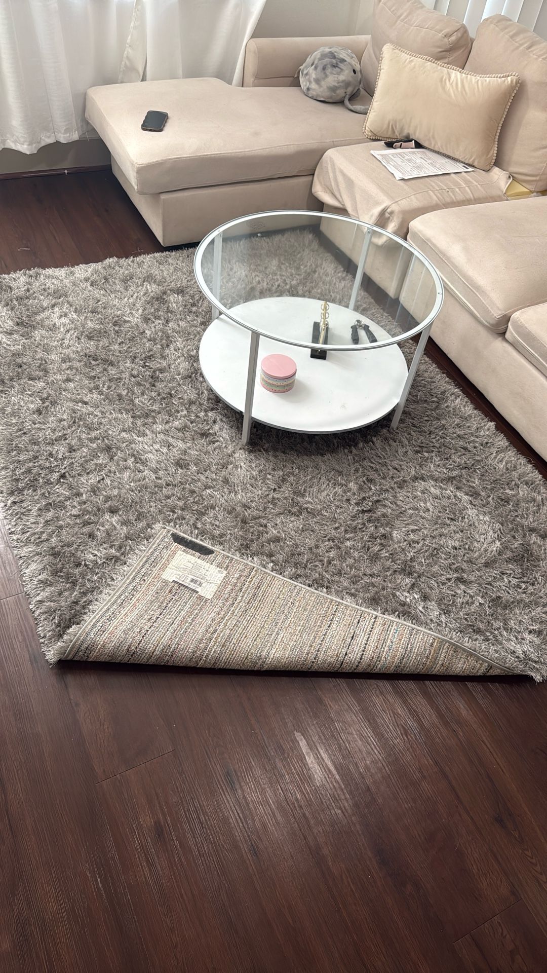 Rug And Coffee Table