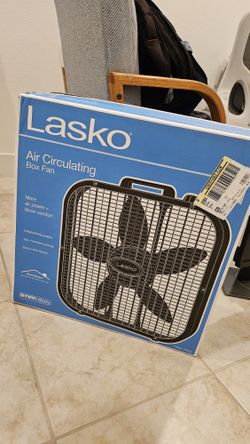 Lasko Air Circulating Box Fan - Black