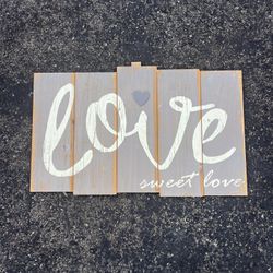 Love Is Sweet Sign 
