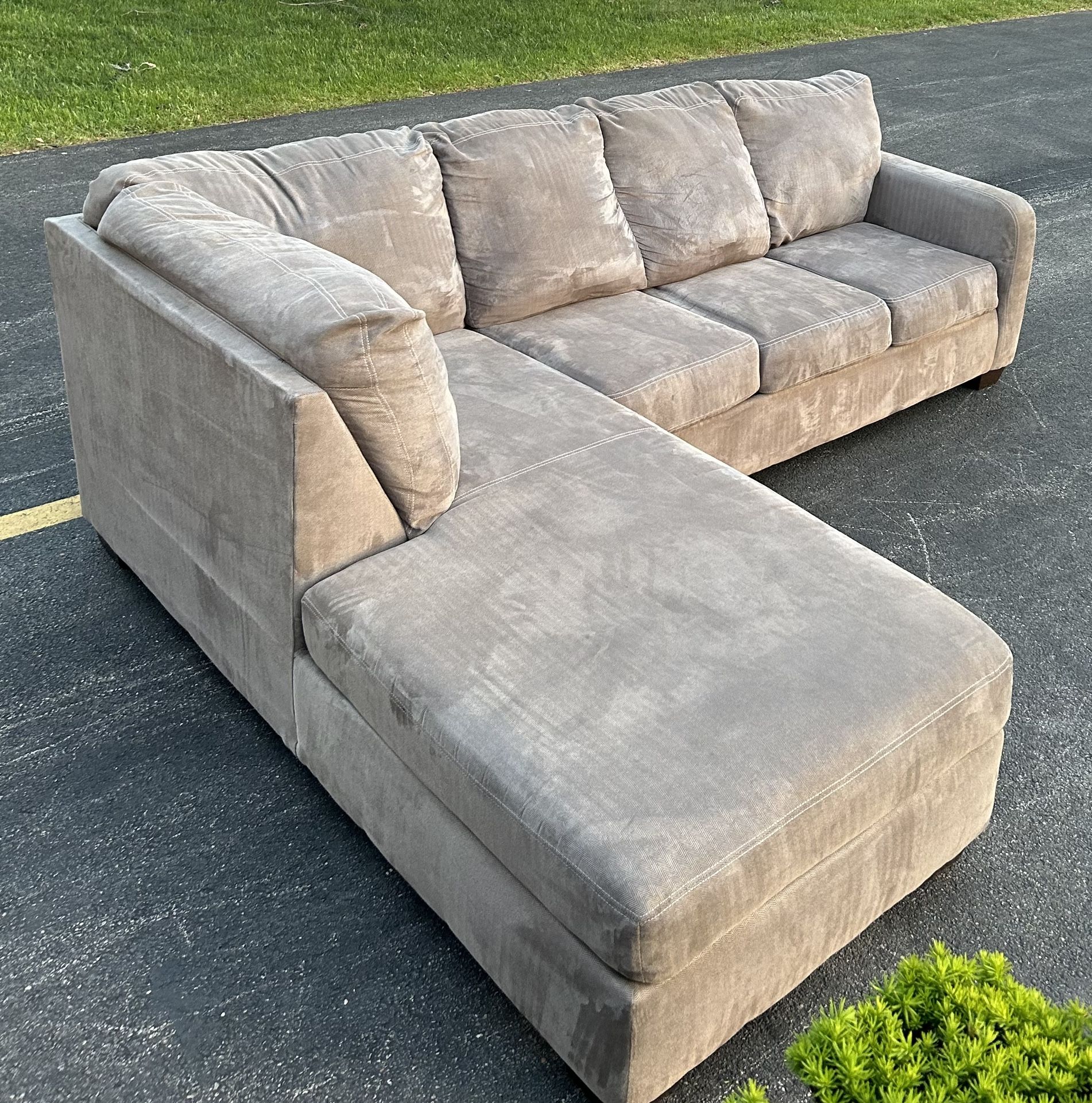 Grey Sectional Couch Set