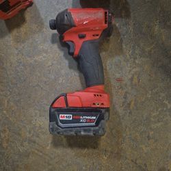Milwaukee Drill And Battery 