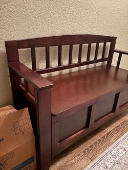Bench seat storage