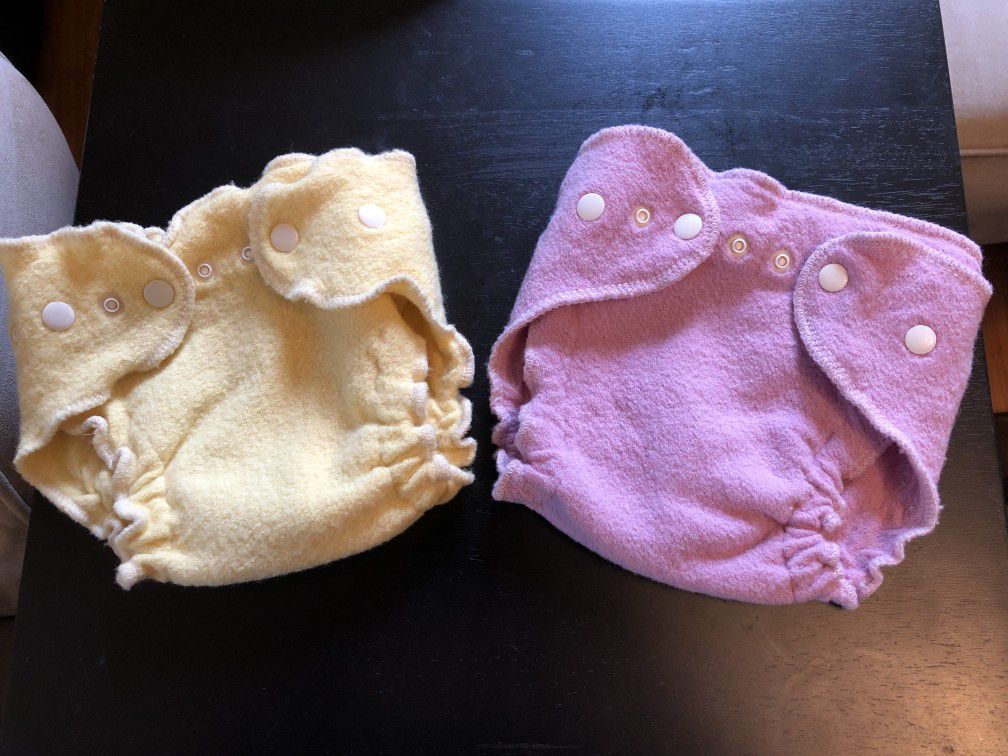 Loveybum Wool Cloth Diaper Covers $50 obo. amazing deal!  Price new $33 each