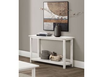 Payne Distressed White Console Table
