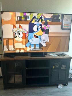 TCL 75’ inch TV and Entertainment Center