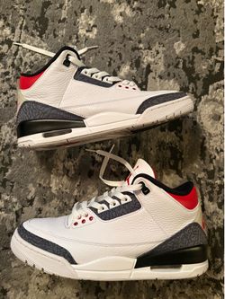 Jordan 3 Se Fire Red Denim Size 10