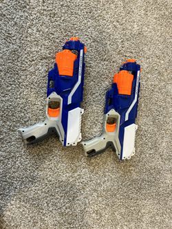 NERF Disruptor Elite Blaster - 6-Dart Rotating Drum, Slam Fire