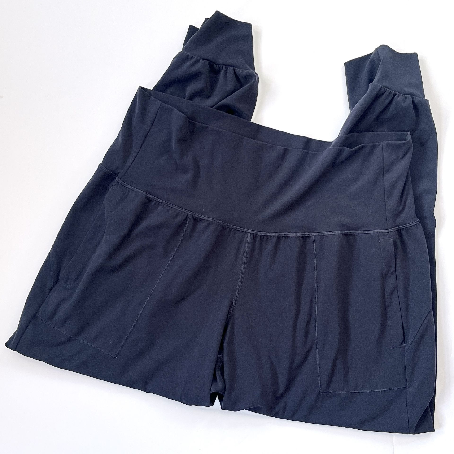 Athleta Women’s High Rise Salutation Joggers in Navy Blue (2X)