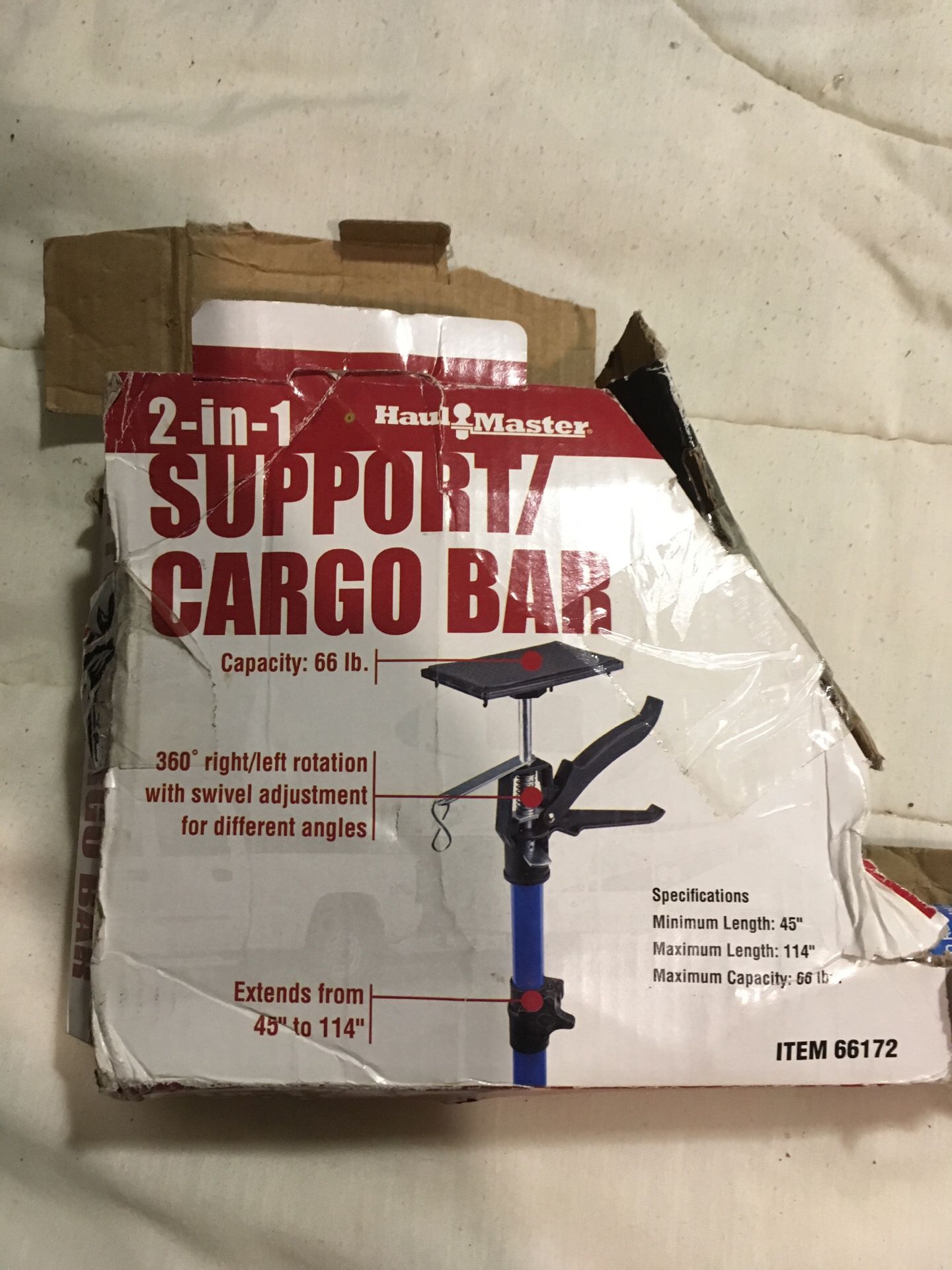 Haul Master 2-in-1 Support Cargo Bar