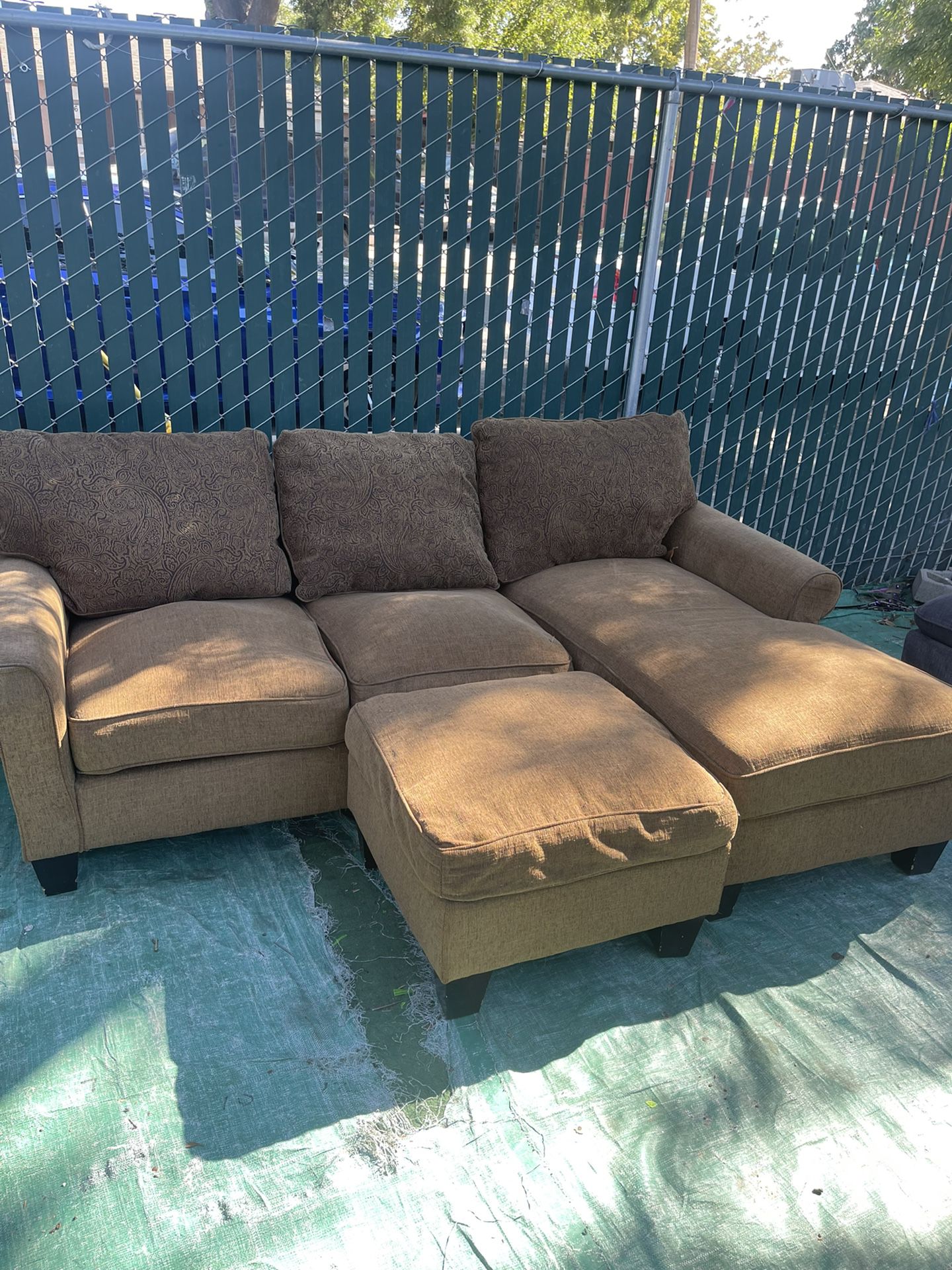 Small smoke-free pet free sectional couch very clean