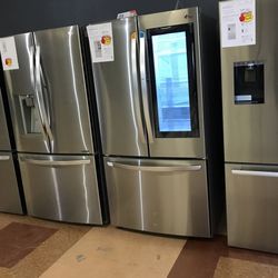 Lg French Instaview Door In Door Counter Depth Refrigerator With Ice Maker NT5R