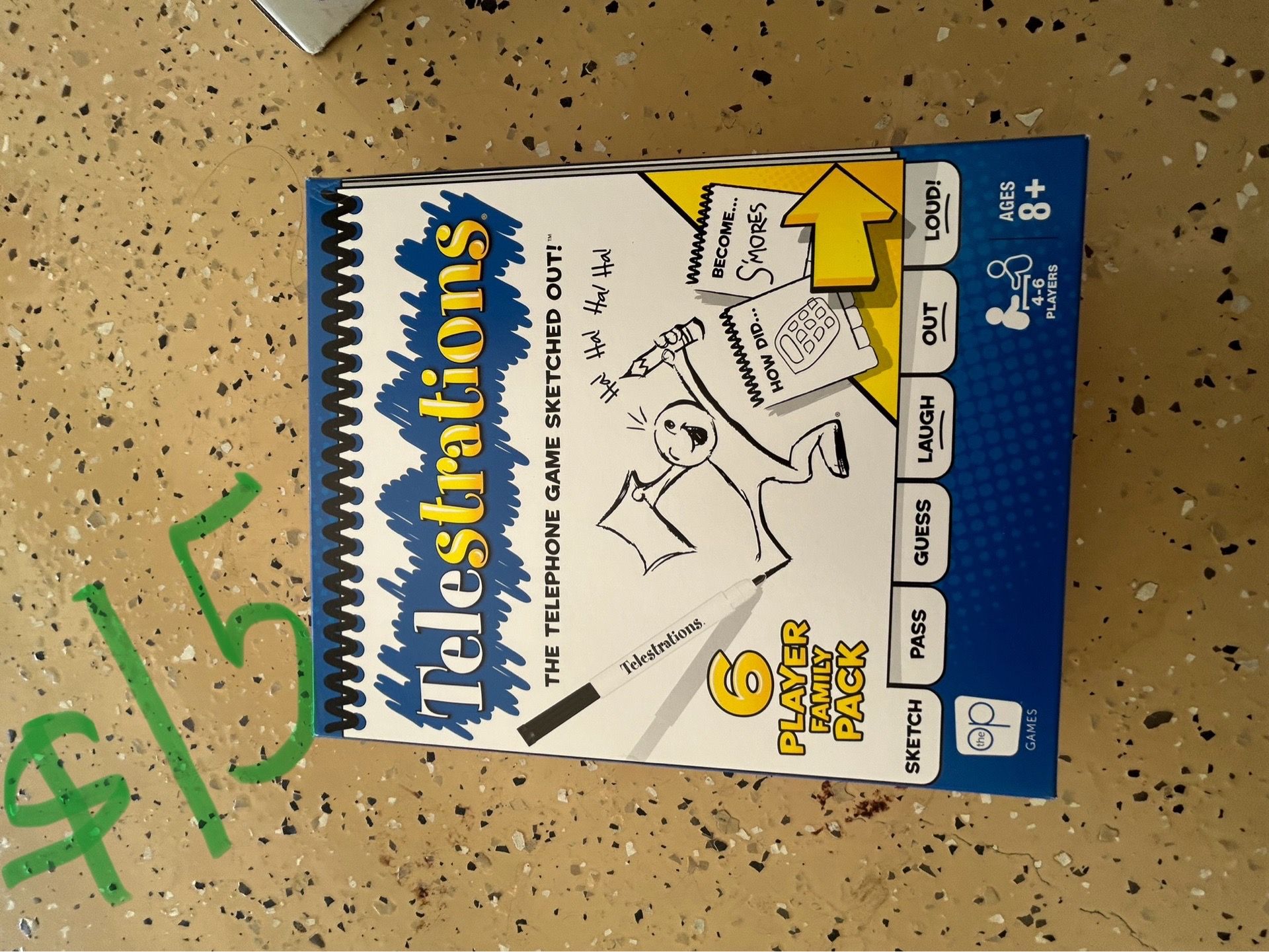 6 players interesting telestrations interesting family board game $15