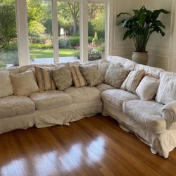 Gorgeous Off White Sectional Couch