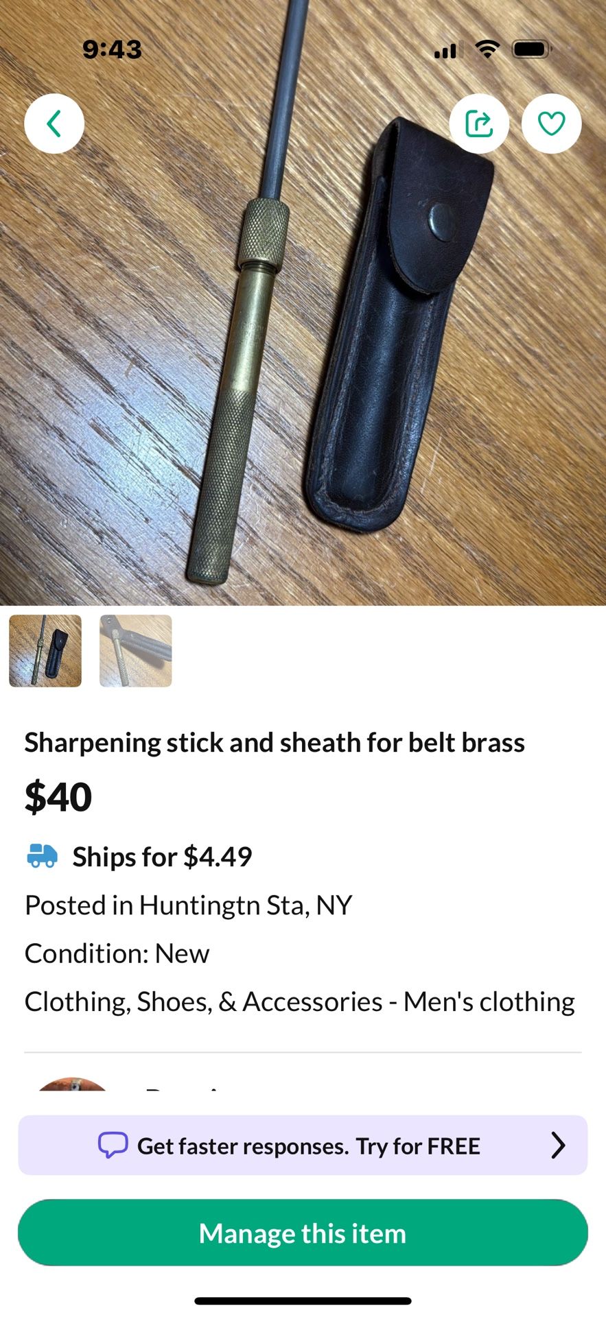 Sharpening stone
