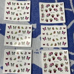Butterfly Stickers All 6 Sheets For  $2