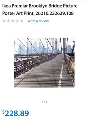 Ikea Brooklyn Bridge Poster Rare For Sale In Miami Fl Offerup