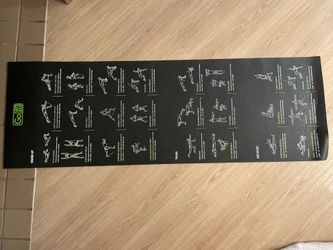 Workout Infographic Yoga Mat