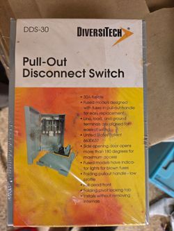DiversiTech DDS-30 Pull-Out Disconnect Switch