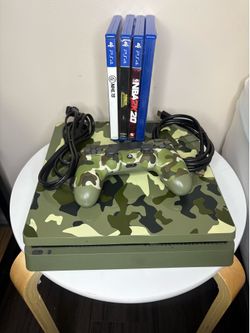 Sony PlayStation PS4 Slim Call of Duty WWII Limited Edition 1TB W/ Games FW 12.5