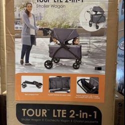 New Baby Trend Tour LTE 2 in 1 Stroller Wagon