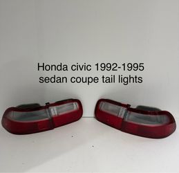 Honda civic 92-95 sedan coupe tail lights