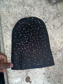 Custom Made Rhinestone Starlight Beanie
