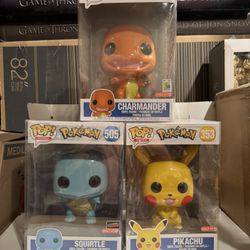 Pokemon 10in Exclusive Funko PoPs 