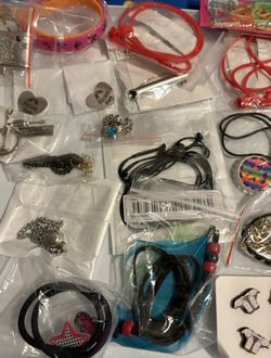 Jewelry ; earrings, rings. Pins, sets etc…