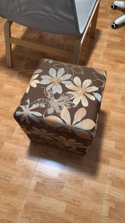 Fabric Cube Ottoman