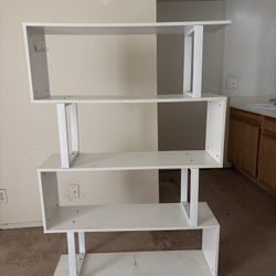 White shelf