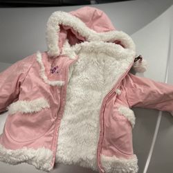 Girl Toddler Warm Thick Jacket 2T