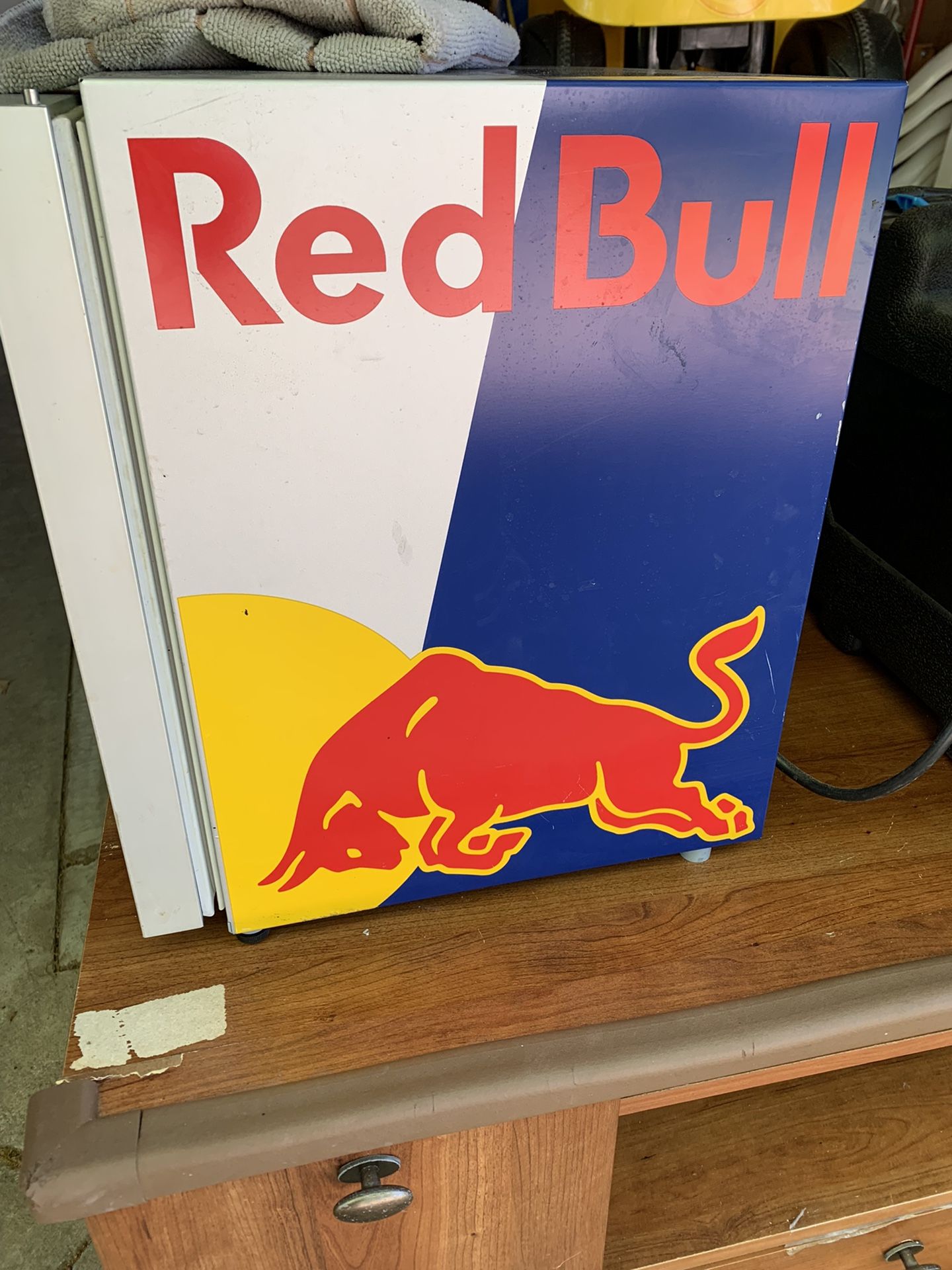 Red Bull Mini Fridge With Light OBO