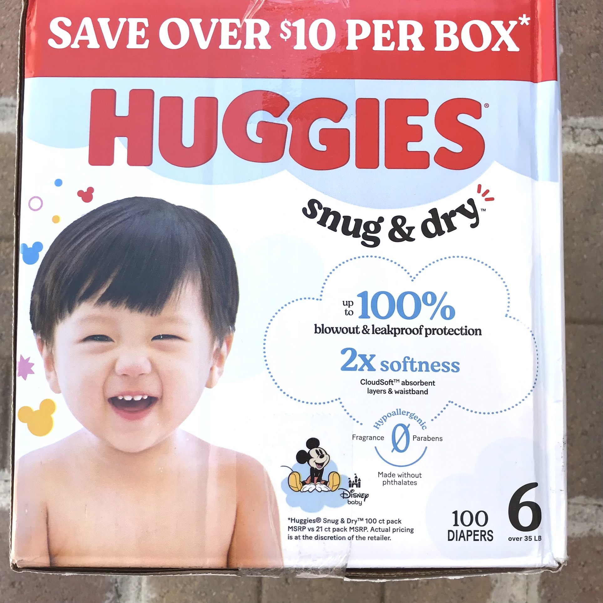 Huggies  Snug Dry Size 6/100 Diapers