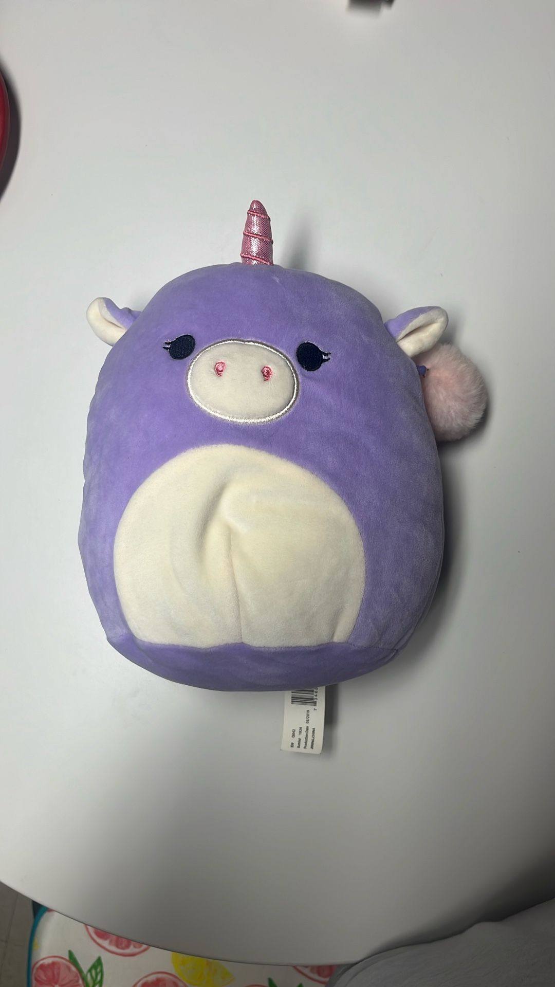 Purple Unicorn Squishmallow 8”