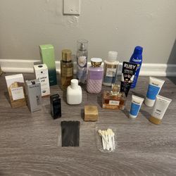 Make up / Skincare products / Perfumes / Fragrances / Sunscreen / Lotions