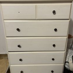 White dresser