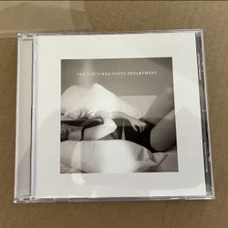 Taylor Swift The Tortured Poets Department CD With Hand Signed Photo