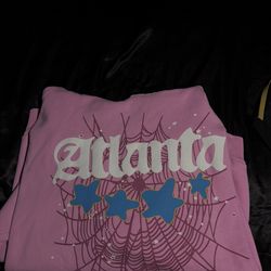 Sp5der Atlanta Hoodie 'Pink’
