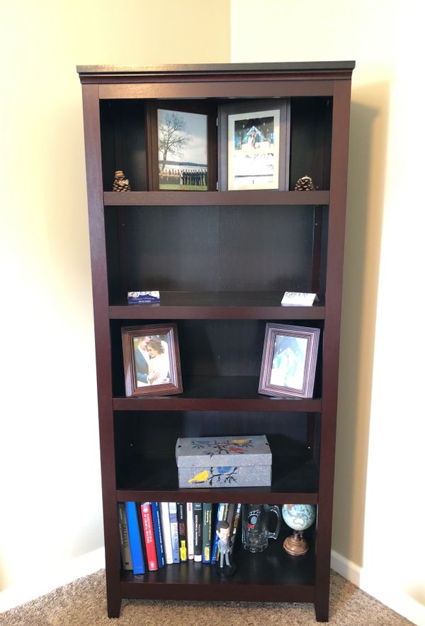 Carson 5 Shelf Bookcase Espresso For In Akron Oh Offerup Carson 5 Shelf Bookcase Espresso