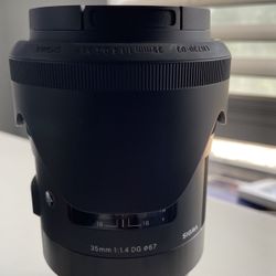 Sigma 35 Mm 1:1.4 DG
