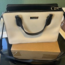 Kate Spade Purse WHT/BLK 