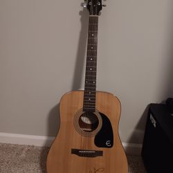Miranda Lambert Autographed Epiphone Acoustic Guitar