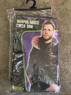 Morbid Enterprises Weapon Hoodie Circle Saw Halloween Costume